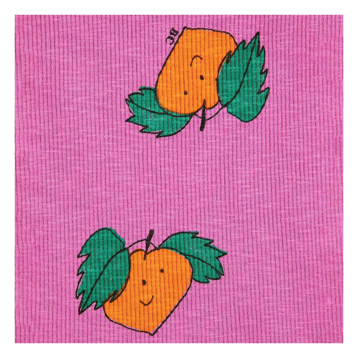 Bobo Choses - Ribbed Tank Top Oranges Organic Cotton | Purple
