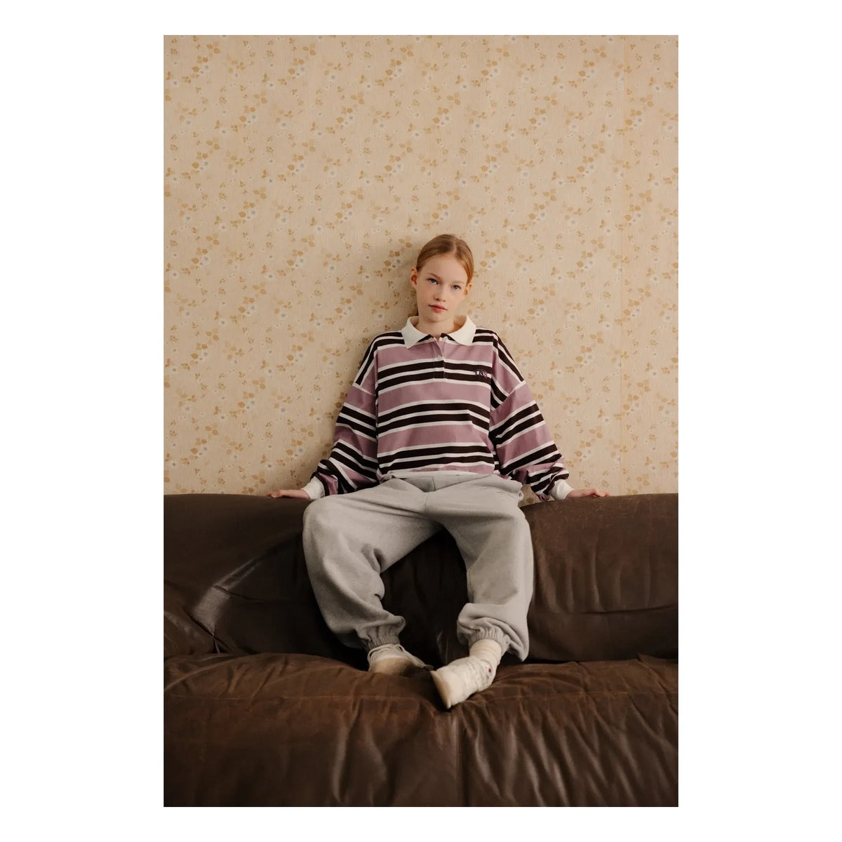 the new society - Alfie Polo T-Shirt | Pink