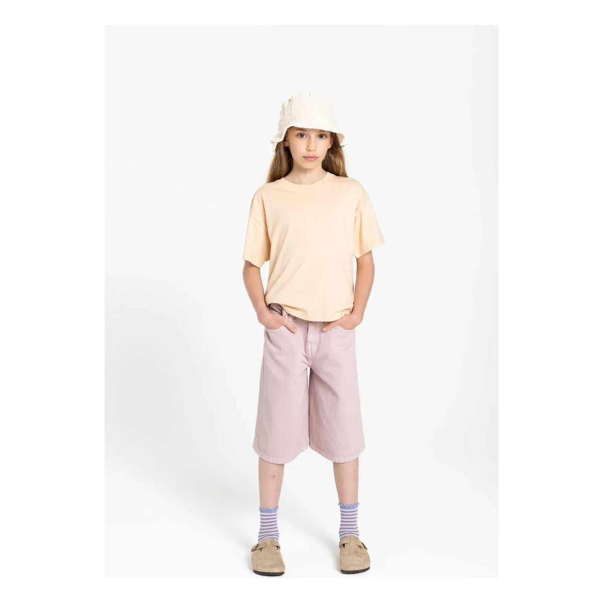 Smallable Kid - Striped Lolita Socks | Lavender