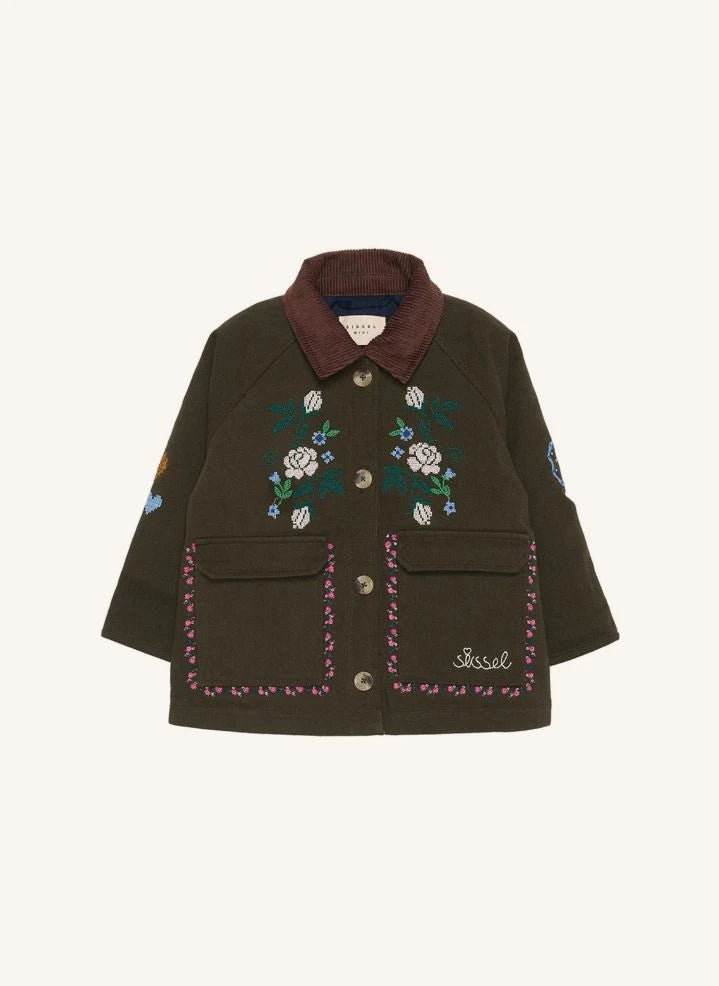 SISSEL EDELBO - Cara Organic Cotton Jacket - Kids' Collection | Khaki