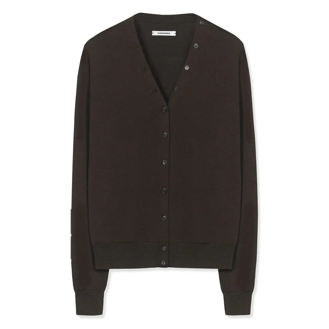 Cordera - Merino Wool Cardigan | Brown