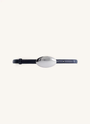 Laurence Bras - Arizona Leather Belt | Navy