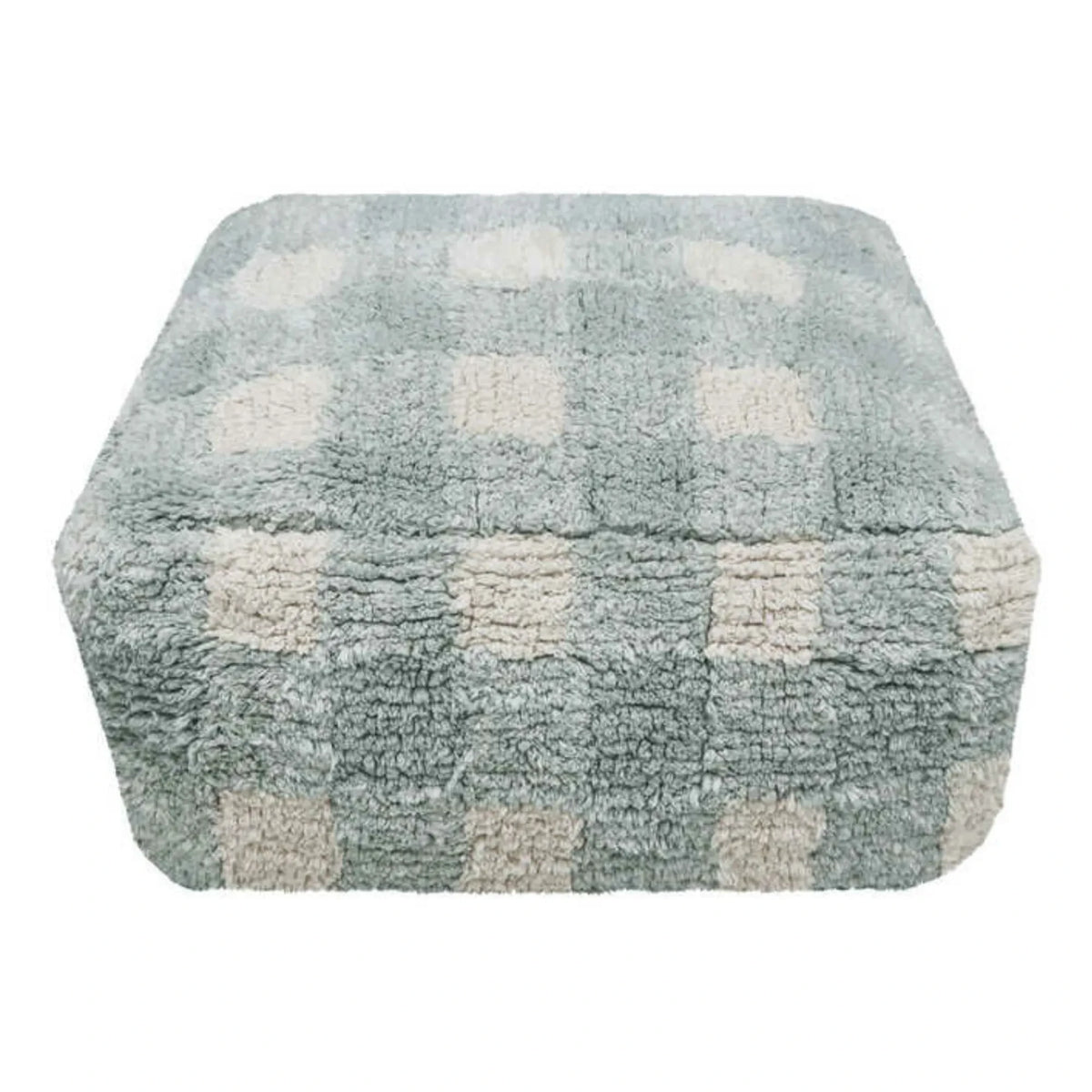 Lorena Canals - Plaid Pouf | Sage