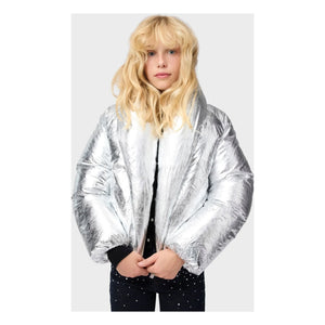 Molo - Heylee Nylon Puffer Jacket | Silver