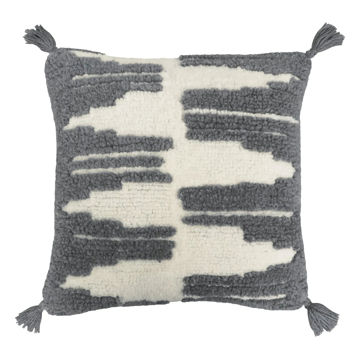 Lorena Canals x Smallable - Zagros Square Cushion - Smallable x Lorena Canals | Charcoal grey