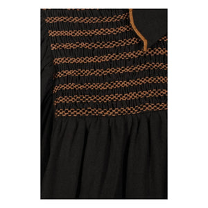 Maria de la Orden - Blossom Cotton Blouse | Black