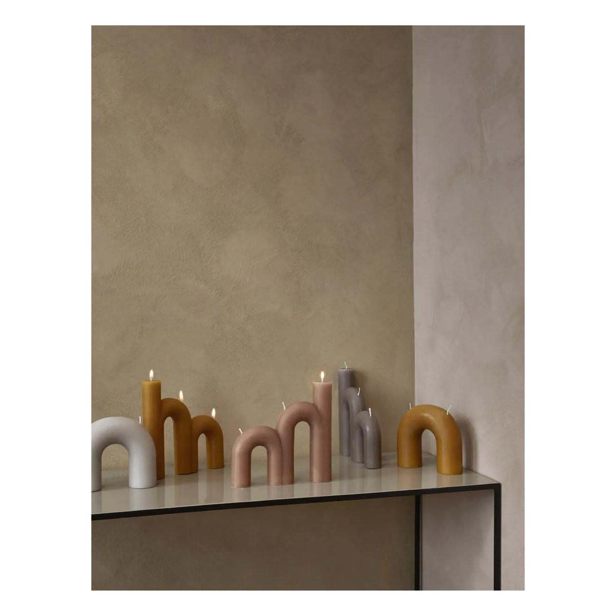 Broste Copenhagen - Twisted Decorative Candle | Honey