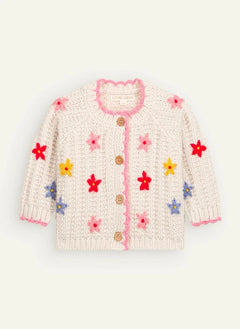 Louise Misha - Mony Laine cardigan and bloomer set | Cream
