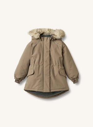 Wheat - Mathilde Parka Made from Recycled Fibers | Beige