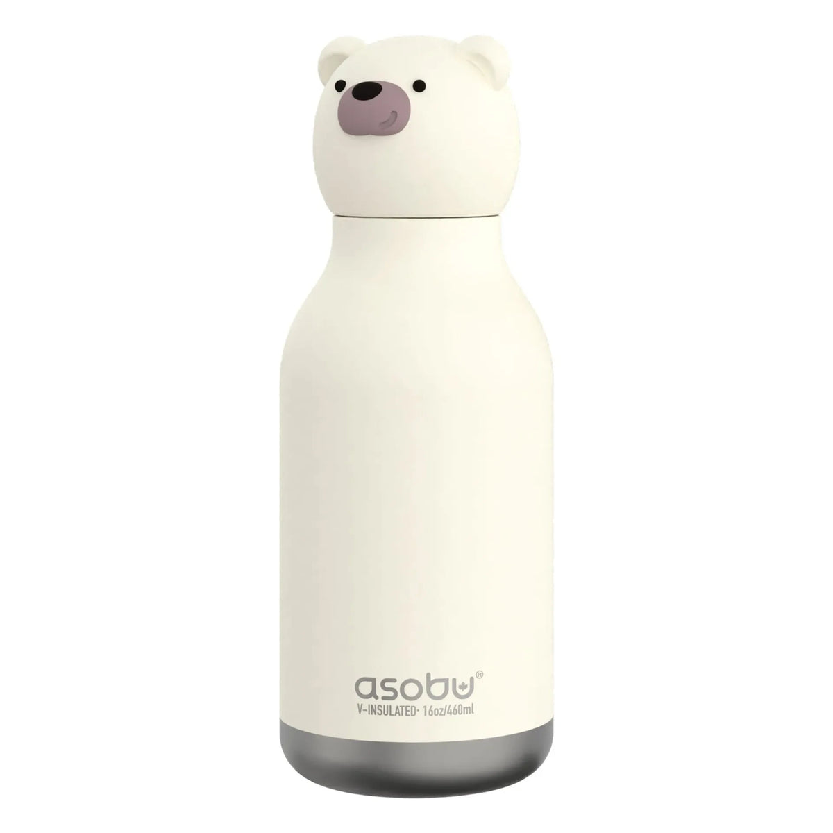 Asobu - White Bear Stainless Steel Water Bottle