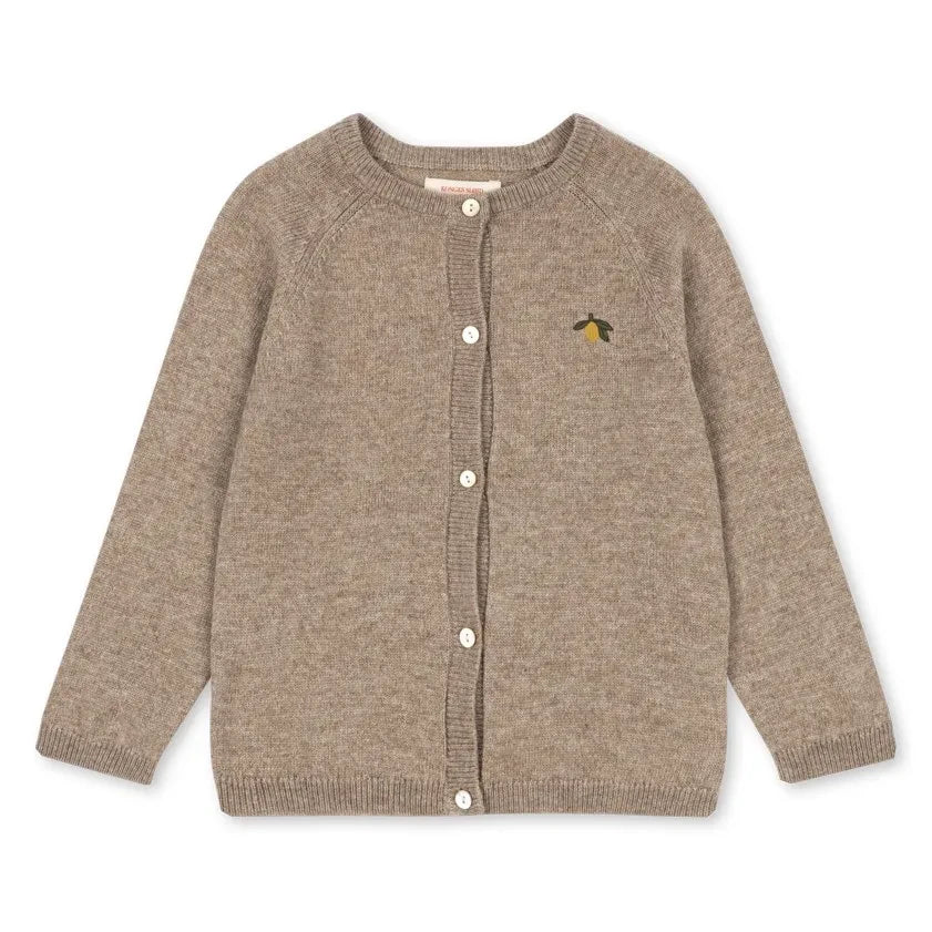 Konges Sløjd - Mattou Wool Cardigan | Light Brown