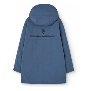 The Animals Observatory - Aslan Long Jacket Recycled Fiber | Grey blue