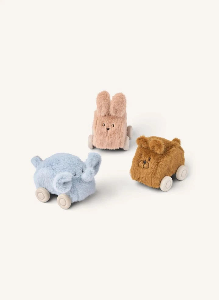 Liewood - Ansel Rolling Plush Toys - 3-piece Set | Pale Tuscany Mix