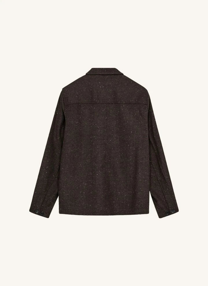 Anerkjendt - Akoscar Check Wool Overshirt | Gray