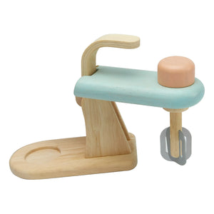 Plan Toys - Natural Rubber Wooden Food Processor Toy | Natural