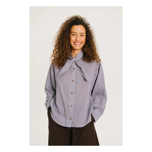 Sacrécoeur - Charlie scarf blouse | Purple