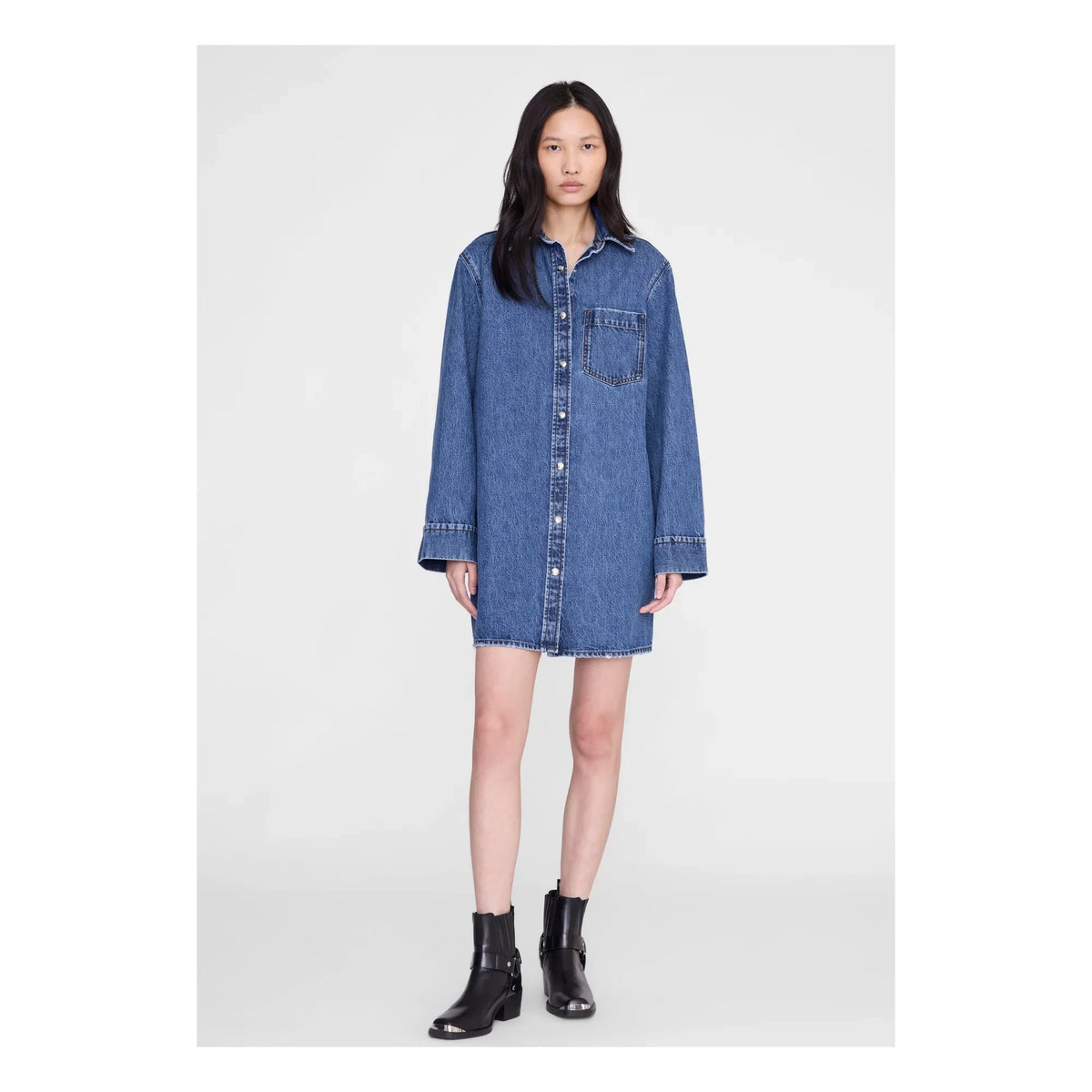 Anine Bing - Denim Mary Dress | Blue