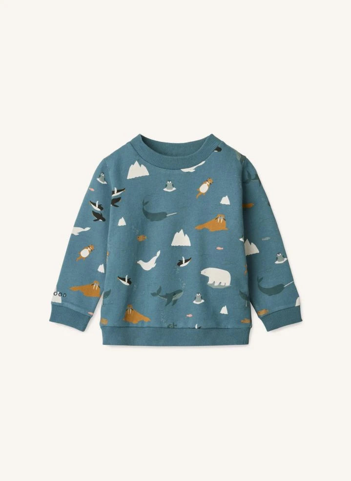 Liewood - Thora Sea organic cotton sweatshirt | Blue