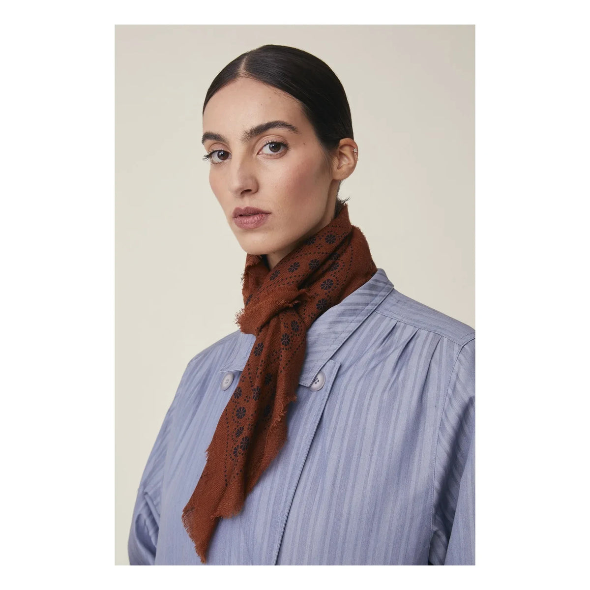Moismont - Achille Scarf No. 851, Wool | Faded Red