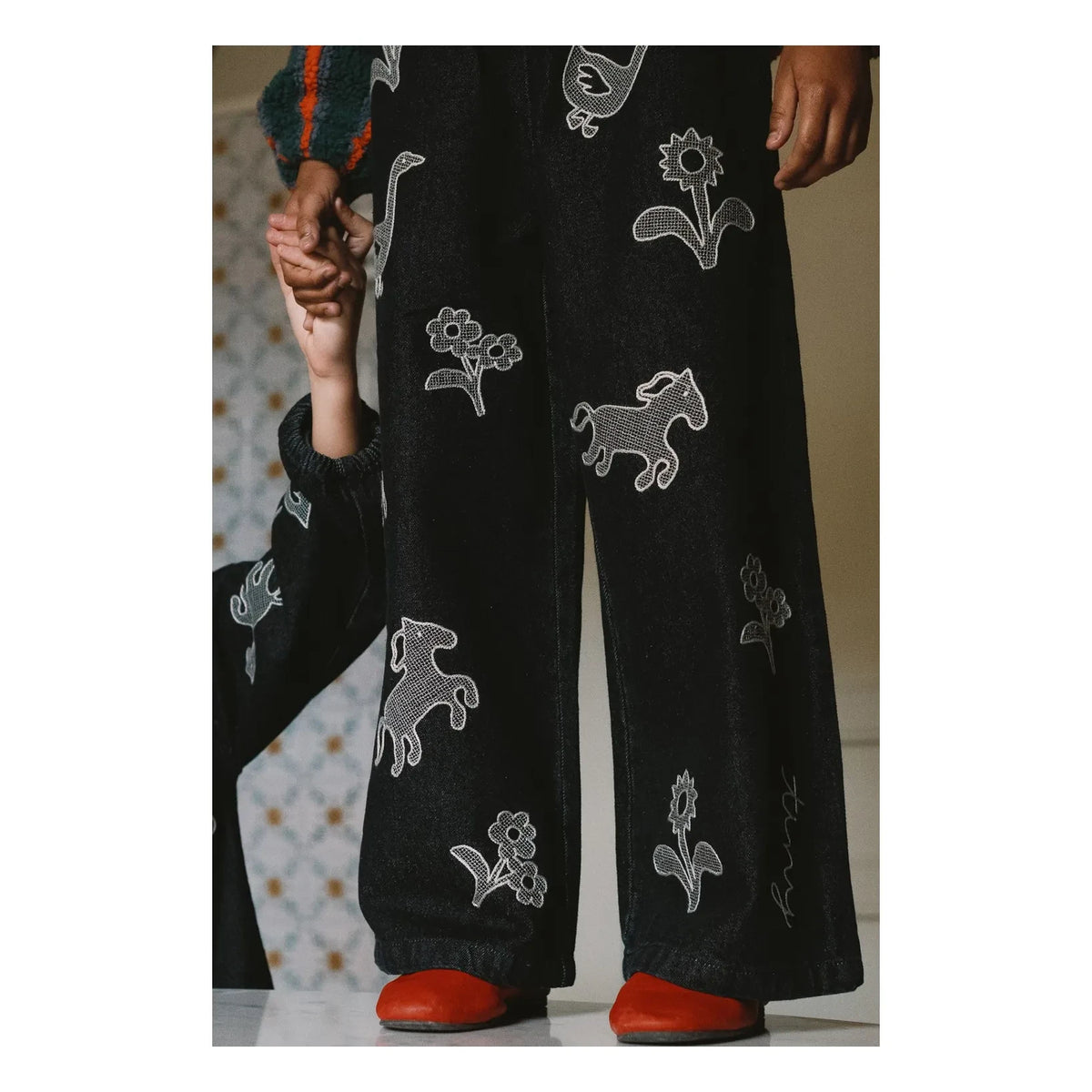 Tinycottons - Jean Chevaux | Dark Blue