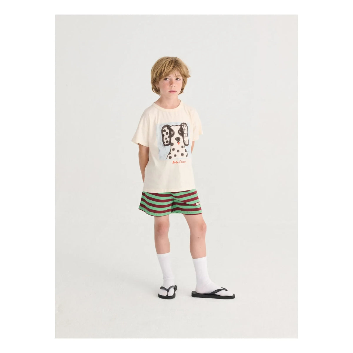 Bobo Choses - Dalmatian Organic Cotton T-shirt | Off-white