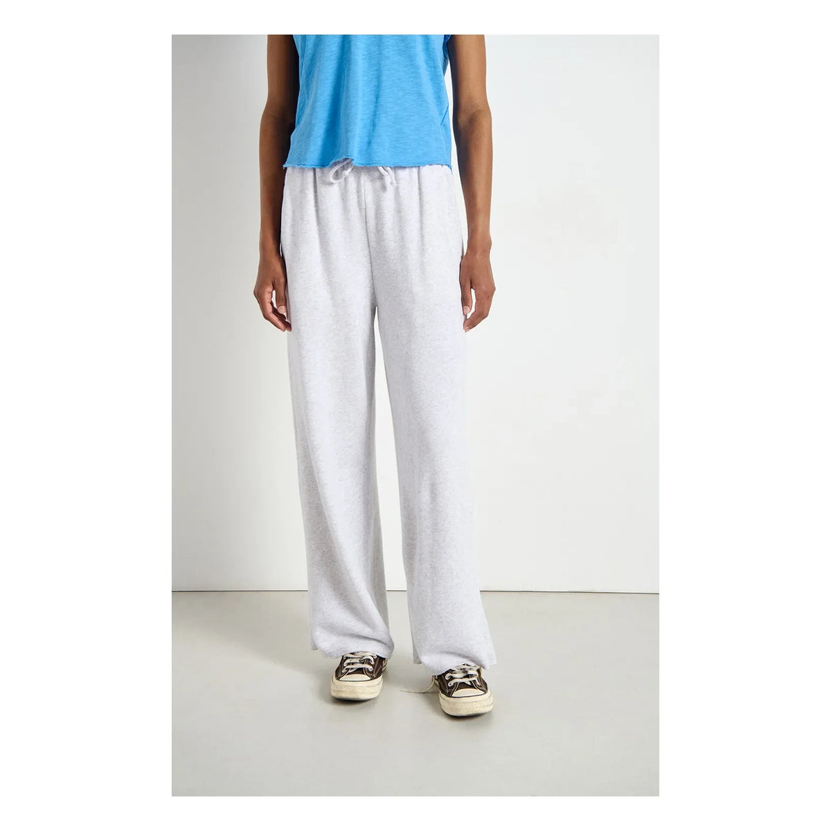 American Vintage - Atubay Cotton Jogger Pants | Ice Blue