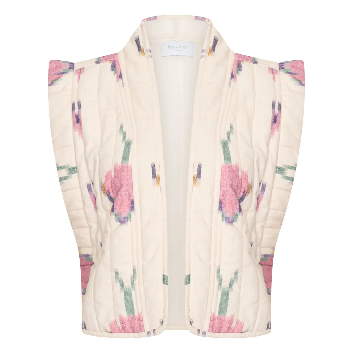 By Bar - Isla Ikat Cotton Jacket | Ecru