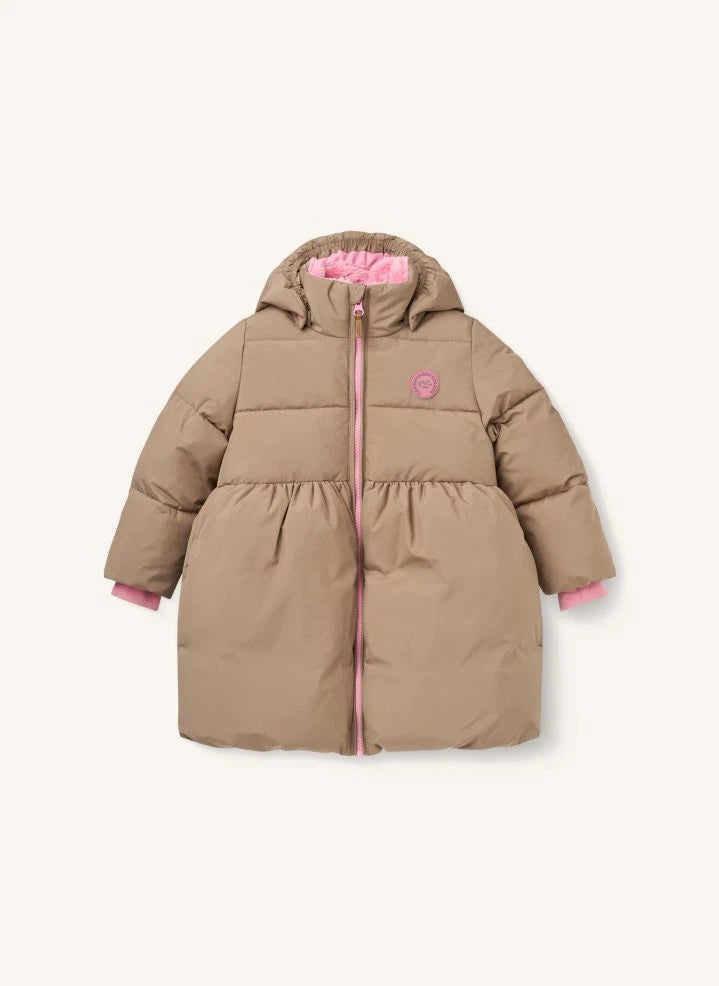 Copenhagen Colors - Long Puffer Coat | Hazel