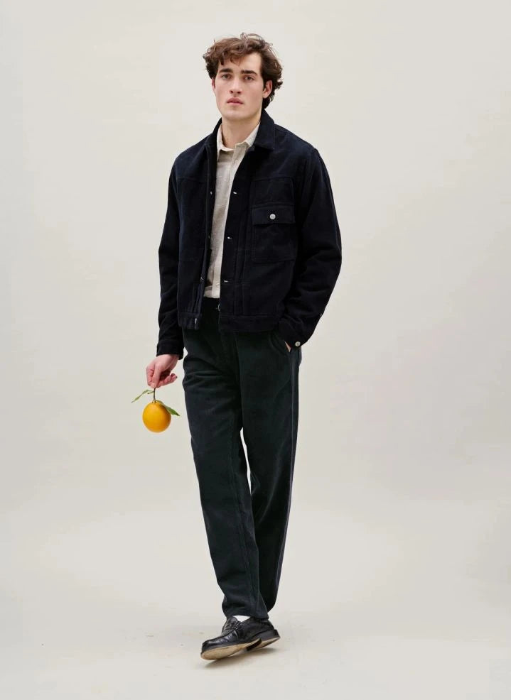 Forét - Grey Velvet Pants