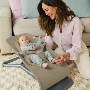 Ergobaby Evolve Baby Bouncer - Soft Olive-Baby Bouncers-With Toy Bar- | Natural Baby Shower