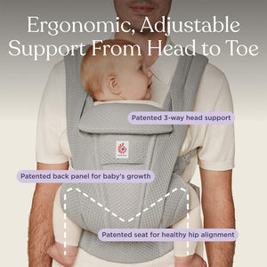 Ergobaby Omni Deluxe Cotton - Onyx Black-Baby Carriers-Onyx Black- | Natural Baby Shower