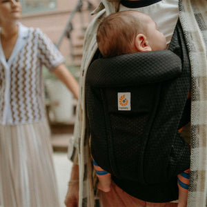 Ergobaby Omni Deluxe Mesh - Onyx Black-Baby Carriers-Onyx Black- | Natural Baby Shower