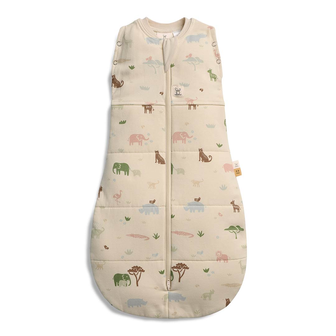 ergoPouch Organic Winter Cocoon Swaddle Sleeping Bag - 2.5 TOG - Savannah-Sleeping Bags-Savannah-0-3m | Natural Baby Shower