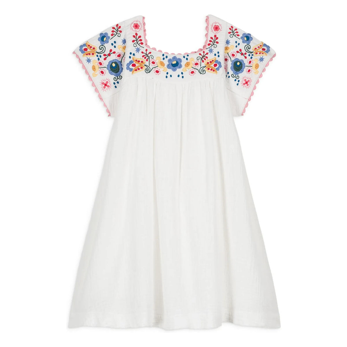 Louise Misha - Daya Organic Cotton Dress | White