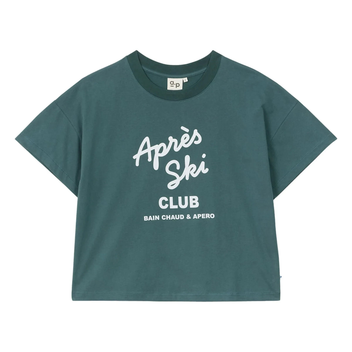 a.p - Georgia organic cotton t-shirt | Forest Green
