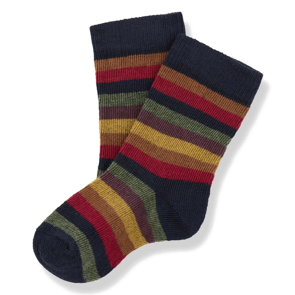 1+ in the family - Ravena Striped Socks | Red