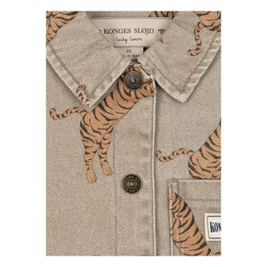 Konges Sløjd - Magot Tigers Organic Cotton Denim Shirt | Beige