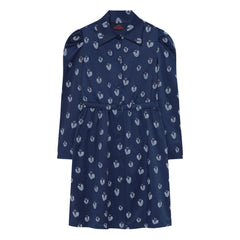 The Animals Observatory - Dolphin Satin Dress | Navy