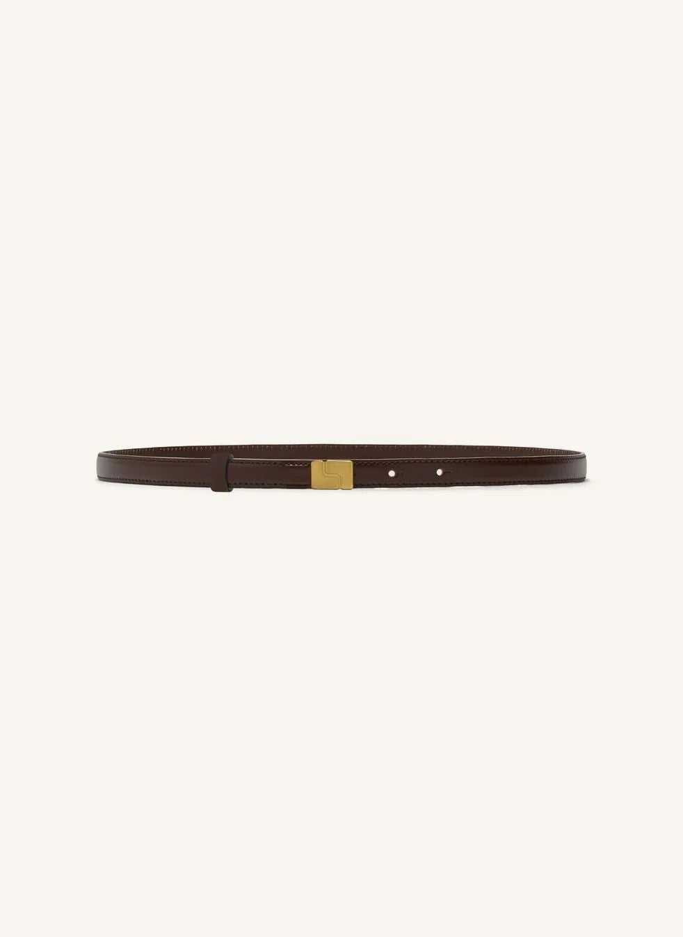 Soeur - Ninon Very Mini Leather Belt | Chocolate