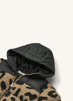 Liewood - Niko Sherpa down jacket | Dark brown