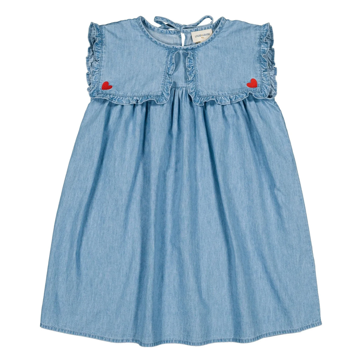 Louis Louise - Célestine Chambray Dress | Light Blue