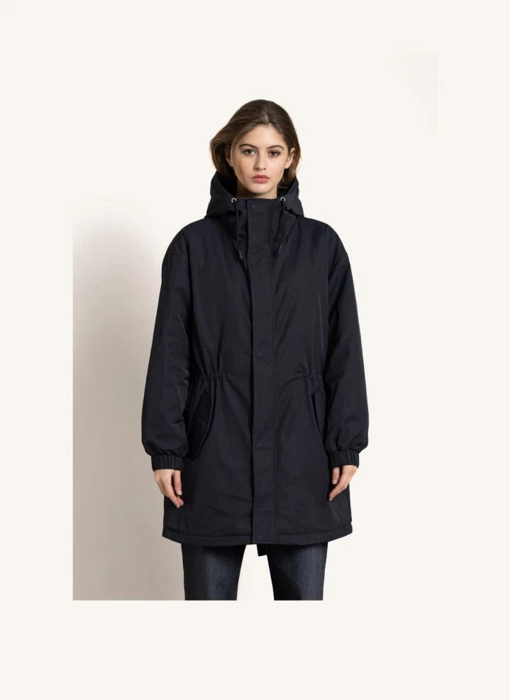 Smallable Woman - Zebra Parka with Recycled Fiber Lining | Black