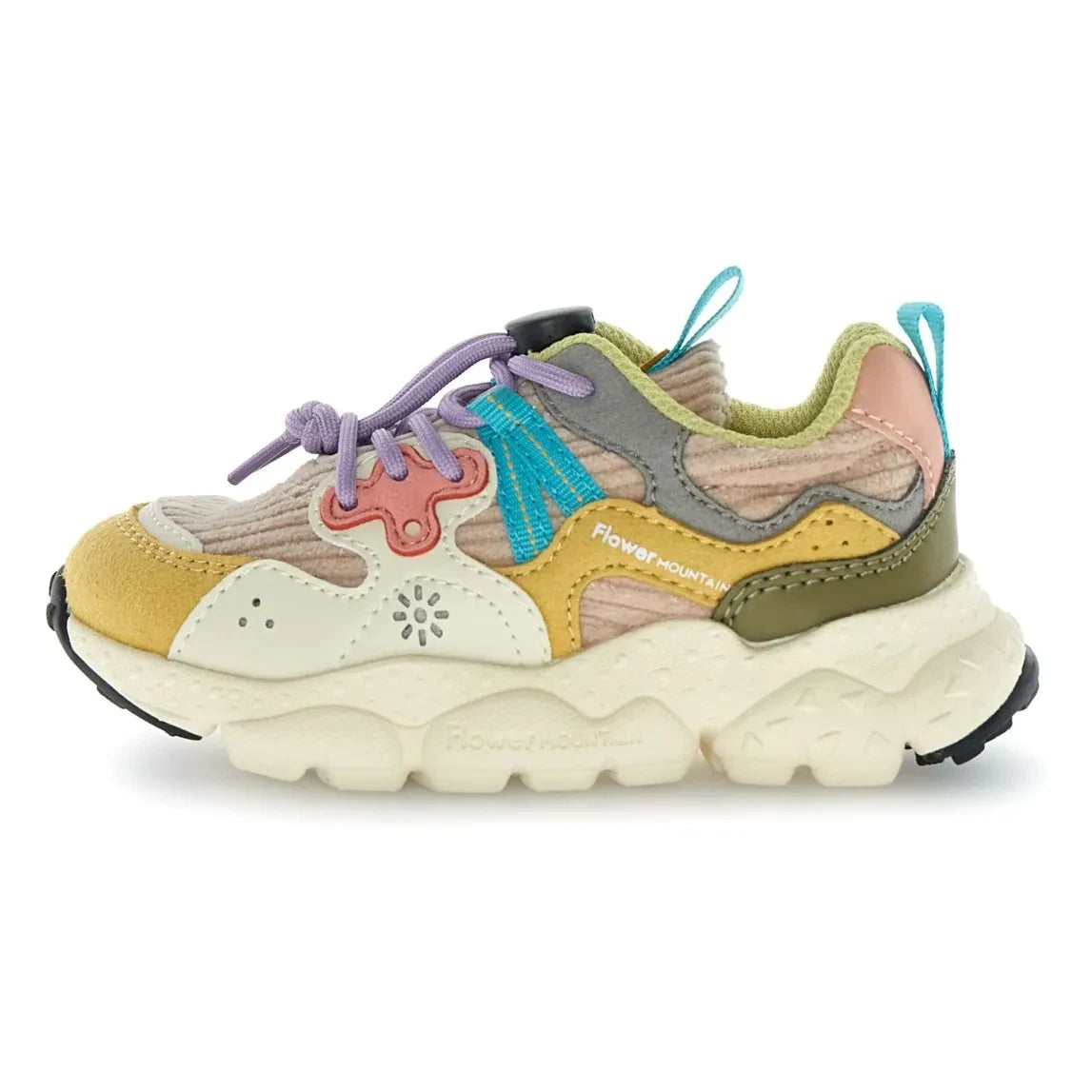 Flower Mountain - Yamano 3 Junior Sports Shoe | Yellow