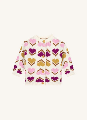 Bonton - Maligne Baby Cardigan | Ecru