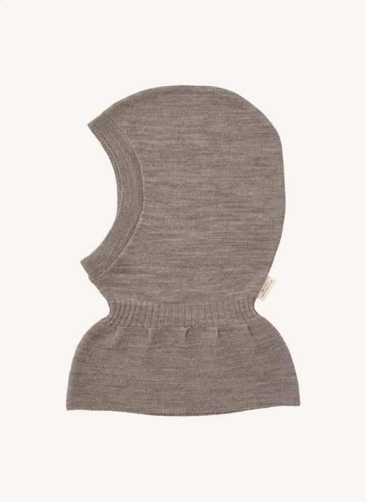 Copenhagen Colors - Merino wool balaclava | Dark gray-brown
