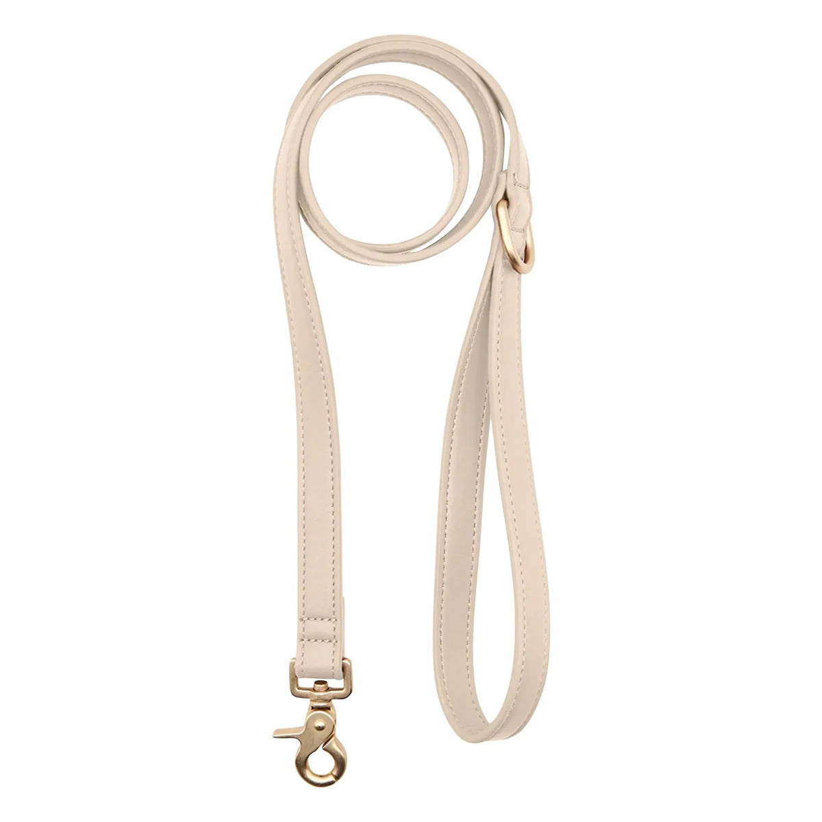 Cafide - Vegan Leather Dog Collar | Beige
