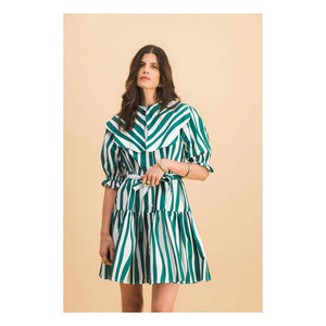 Elise Chalmin - Chloebe Cotton Dress | Green