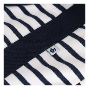 Petit Bateau - Organic Cotton Striped Maternity Bag | Navy