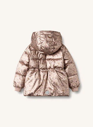 Wheat - Eli Fleurie Padded Jacket Made from Recycled Fibers | Rose Gold