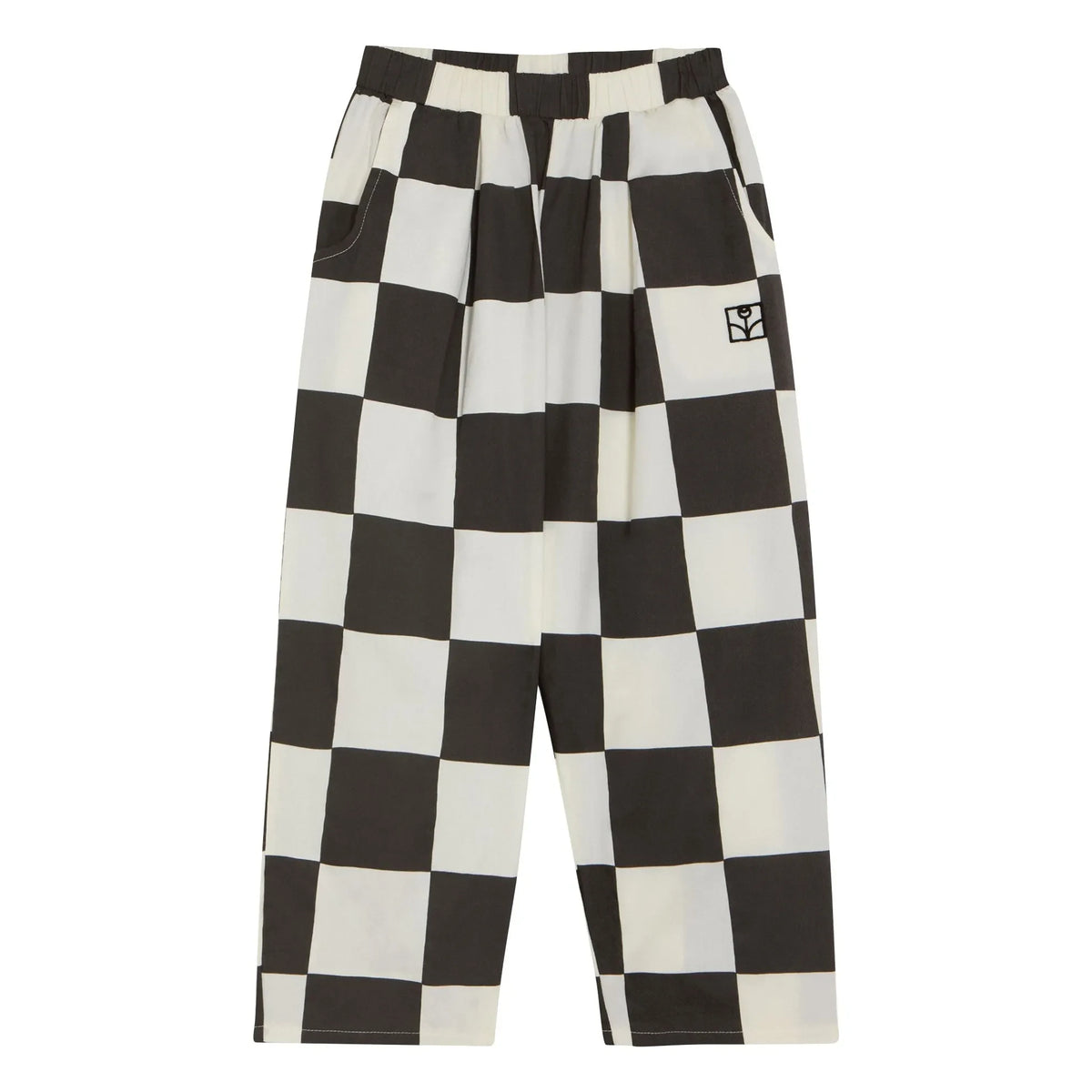 The Campamento - Damier Pants | Ecru